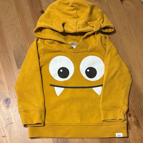 GAP Other - GAP Kids Mustard Monster Hoodie